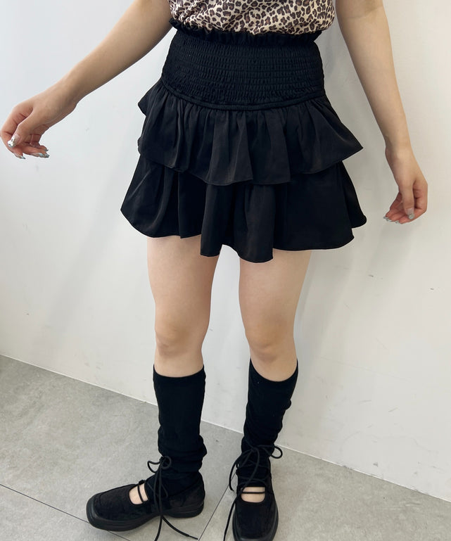 ウエストシャーリングミニスカート