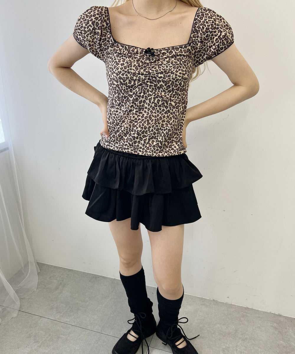 ウエストシャーリングミニスカート