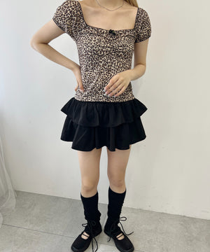 ウエストシャーリングミニスカート