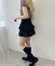 ウエストシャーリングミニスカート