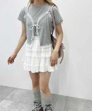 レースキャミセットTシャツ