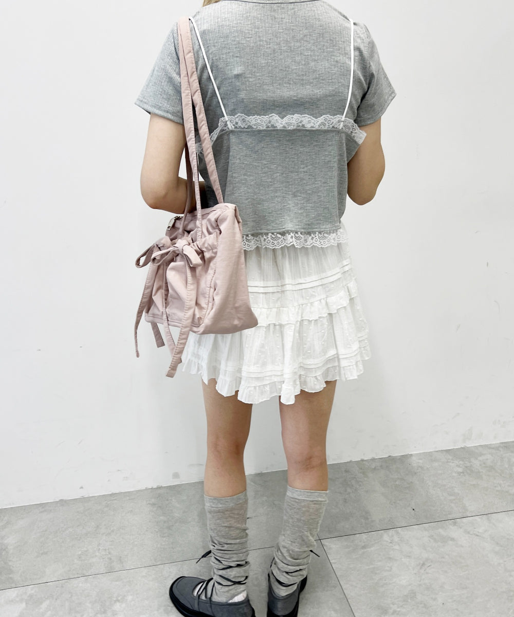 レースキャミセットTシャツ