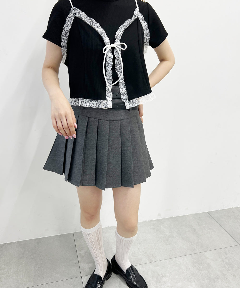 レースキャミセットTシャツ