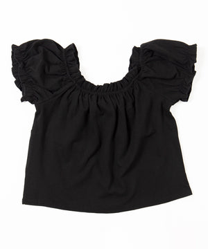 2WAYギャザーリボントップス