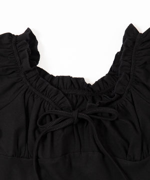 2WAYギャザーリボントップス