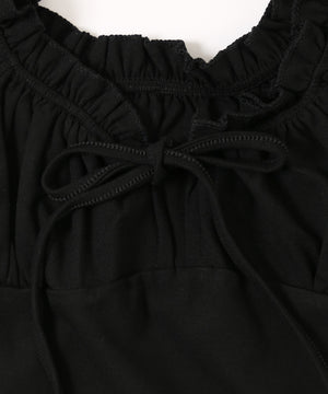 2WAYギャザーリボントップス