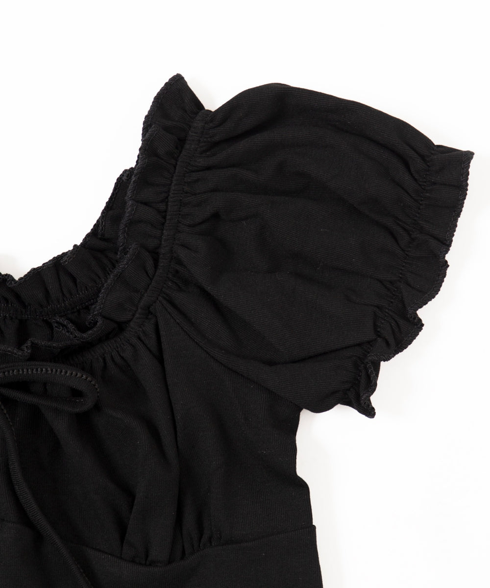 2WAYギャザーリボントップス