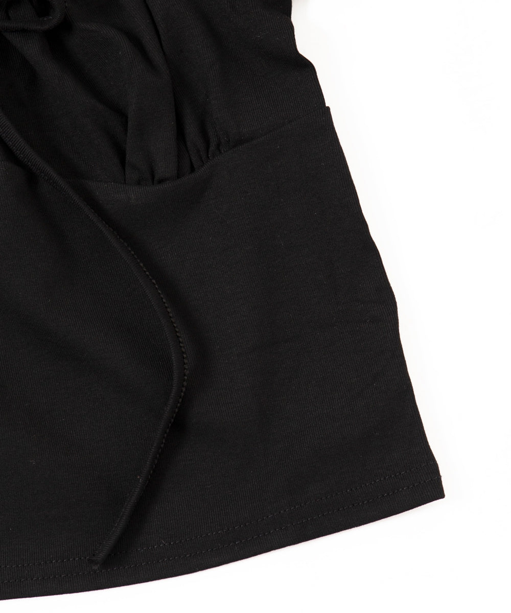 2WAYギャザーリボントップス