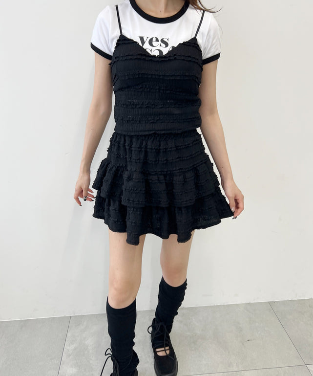 ミニフリルビスチェ