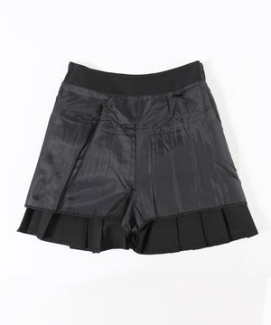 ダブルベルトプリーツスカパン