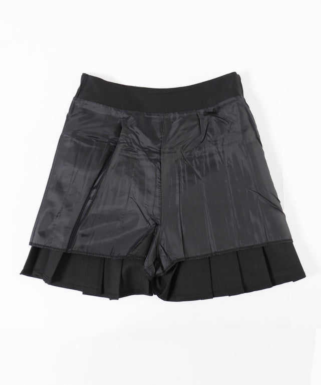 ダブルベルトプリーツスカパン