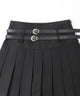 ダブルベルトプリーツスカパン