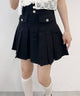 ポケットデニムプリーツスカート