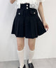 ポケットデニムプリーツスカート