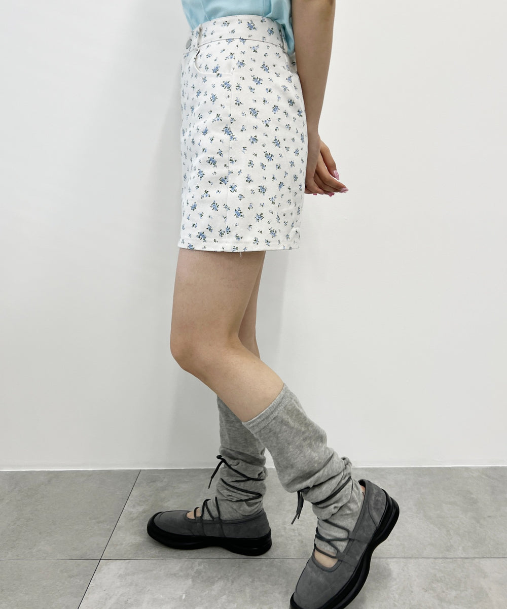 パターン台形ミニスカート