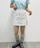 パターン台形ミニスカート