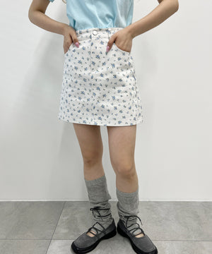 パターン台形ミニスカート