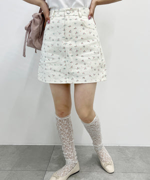 パターン台形ミニスカート