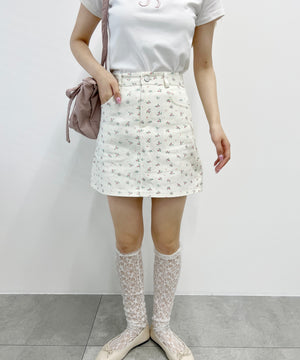 パターン台形ミニスカート