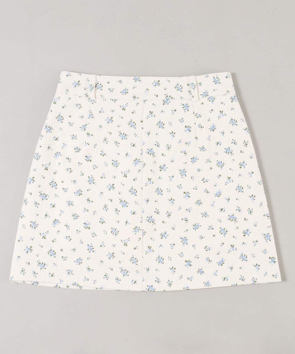 パターン台形ミニスカート