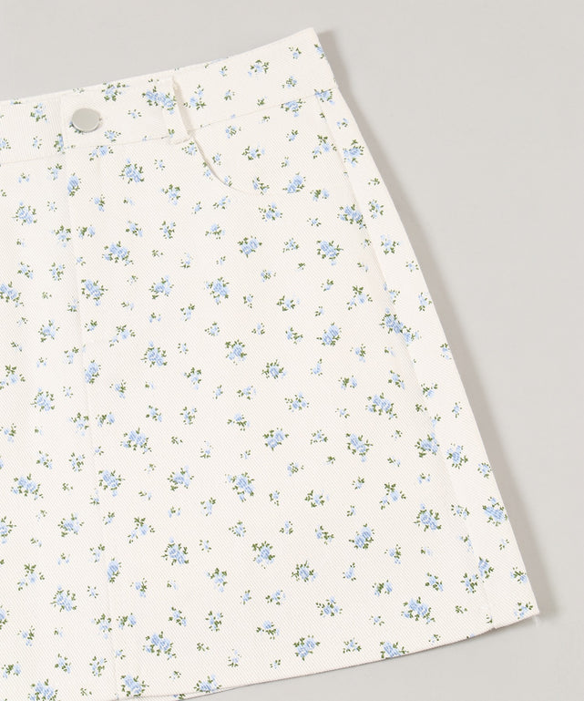 パターン台形ミニスカート