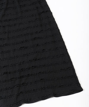 ミニフリルロングワンピース