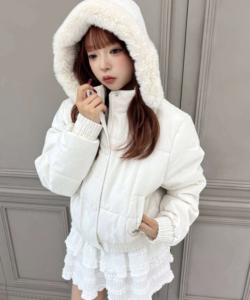 ホワイトアイボリー モデル：154 ㎝ F着用