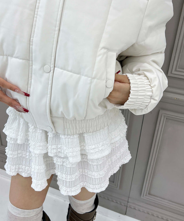 ホワイトアイボリー モデル：154 ㎝ F着用