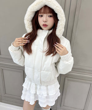 ホワイトアイボリー モデル：154 ㎝ F着用