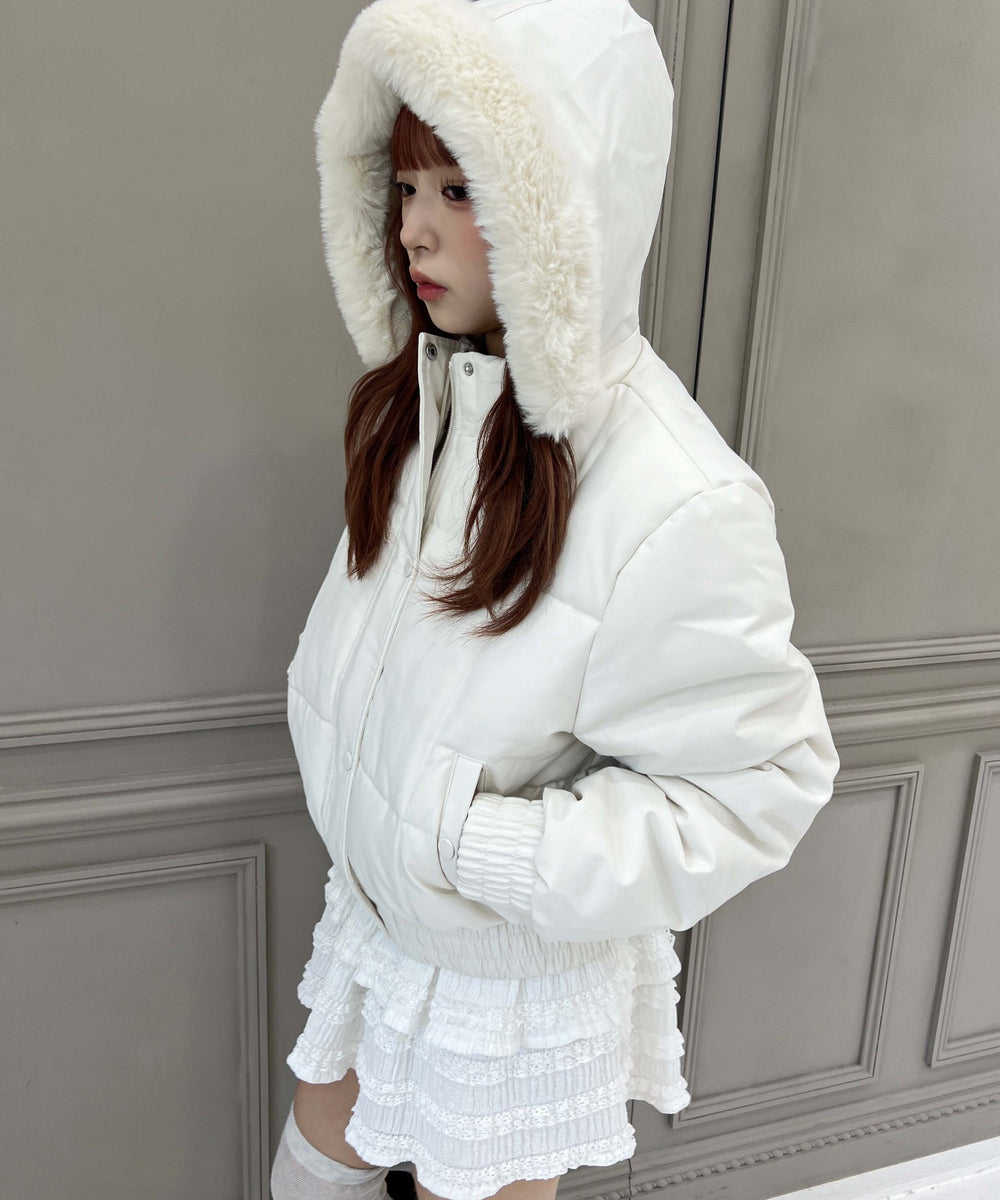 ホワイトアイボリー モデル：154 ㎝ F着用