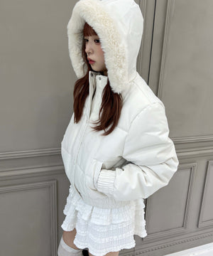 ホワイトアイボリー モデル：154 ㎝ F着用