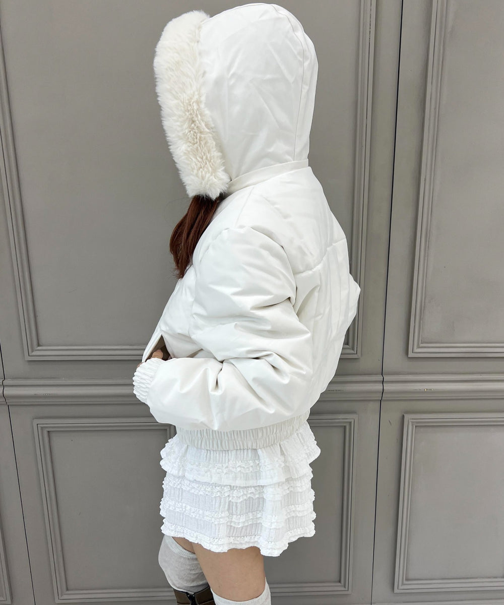 ホワイトアイボリー モデル：154 ㎝ F着用