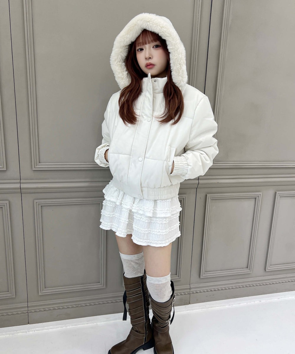 ホワイトアイボリー モデル：154 ㎝ F着用