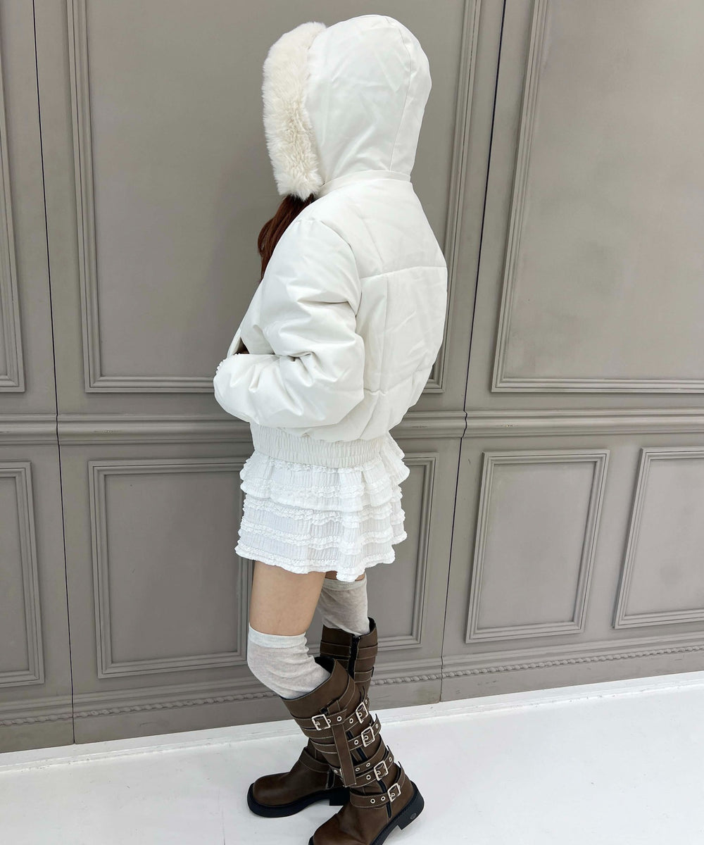 ホワイトアイボリー モデル：154 ㎝ F着用