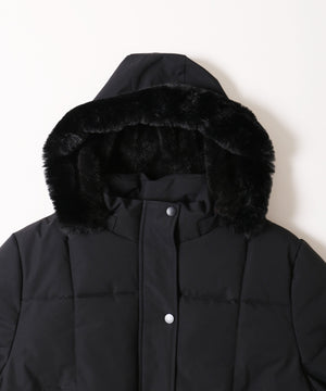 ファーフード中綿ブルゾン