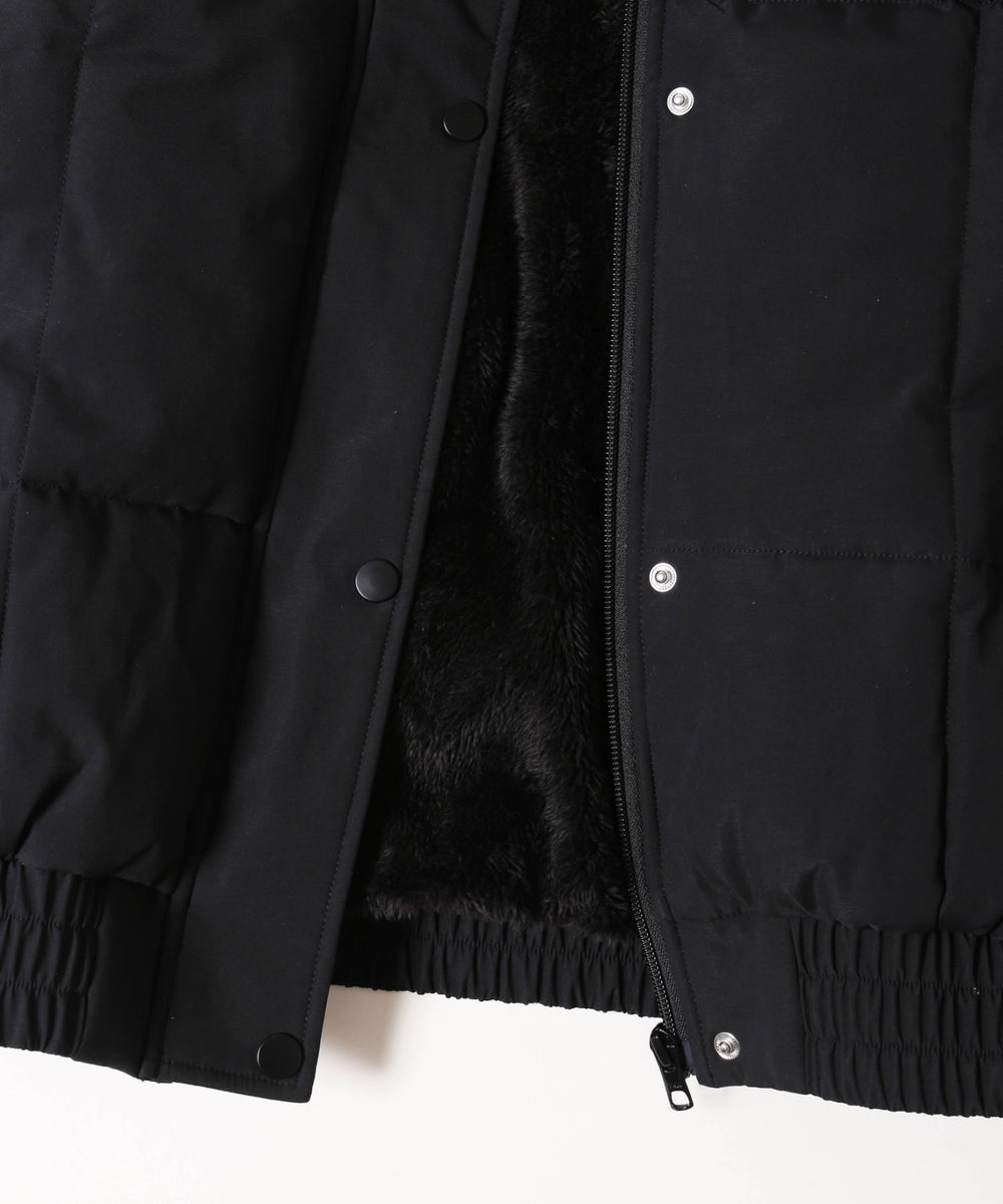 ファーフード中綿ブルゾン