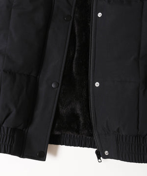 ファーフード中綿ブルゾン