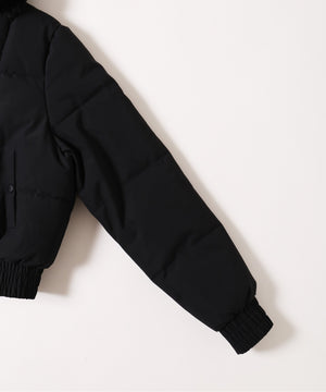 ファーフード中綿ブルゾン