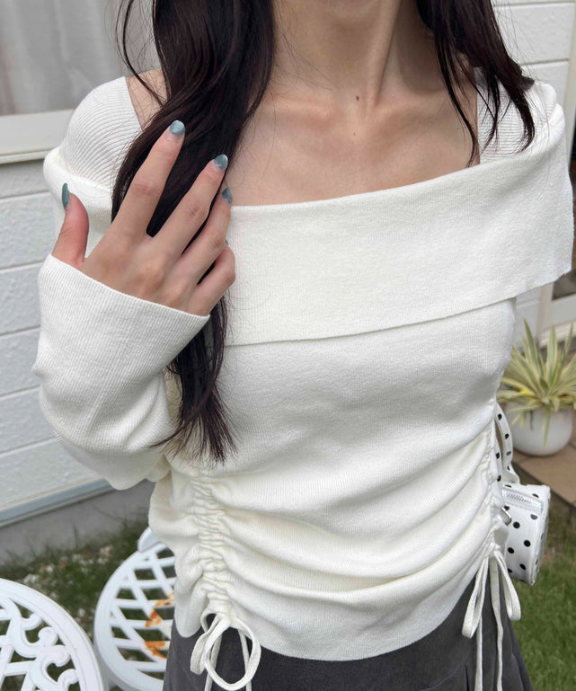 ホワイトアイボリー モデル：157㎝ F着用