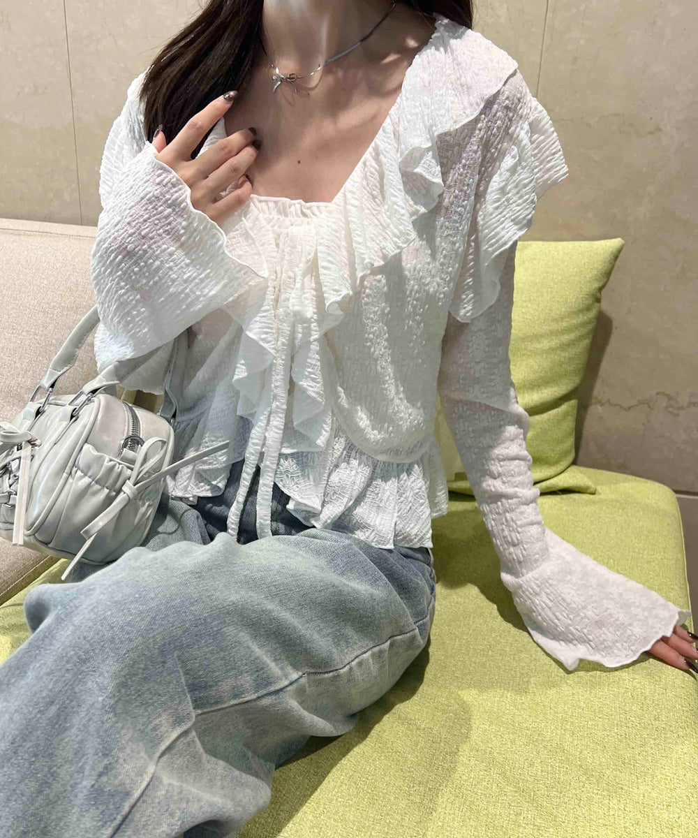 ホワイト モデル：157㎝ F着用