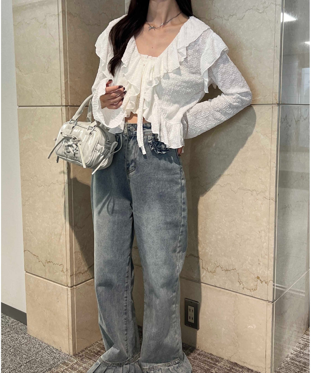 ホワイト モデル：157㎝ F着用