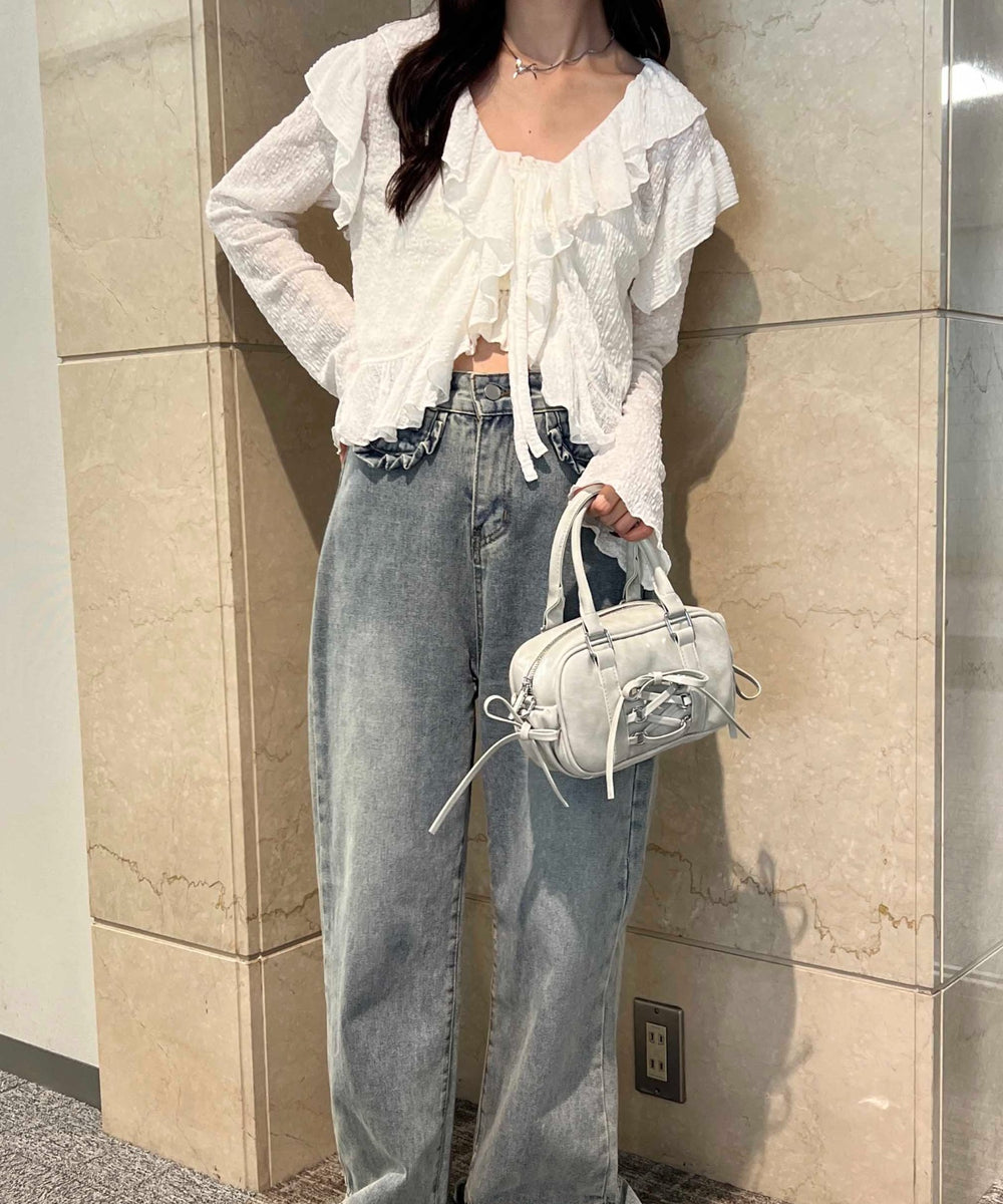 ホワイト モデル：157㎝ F着用