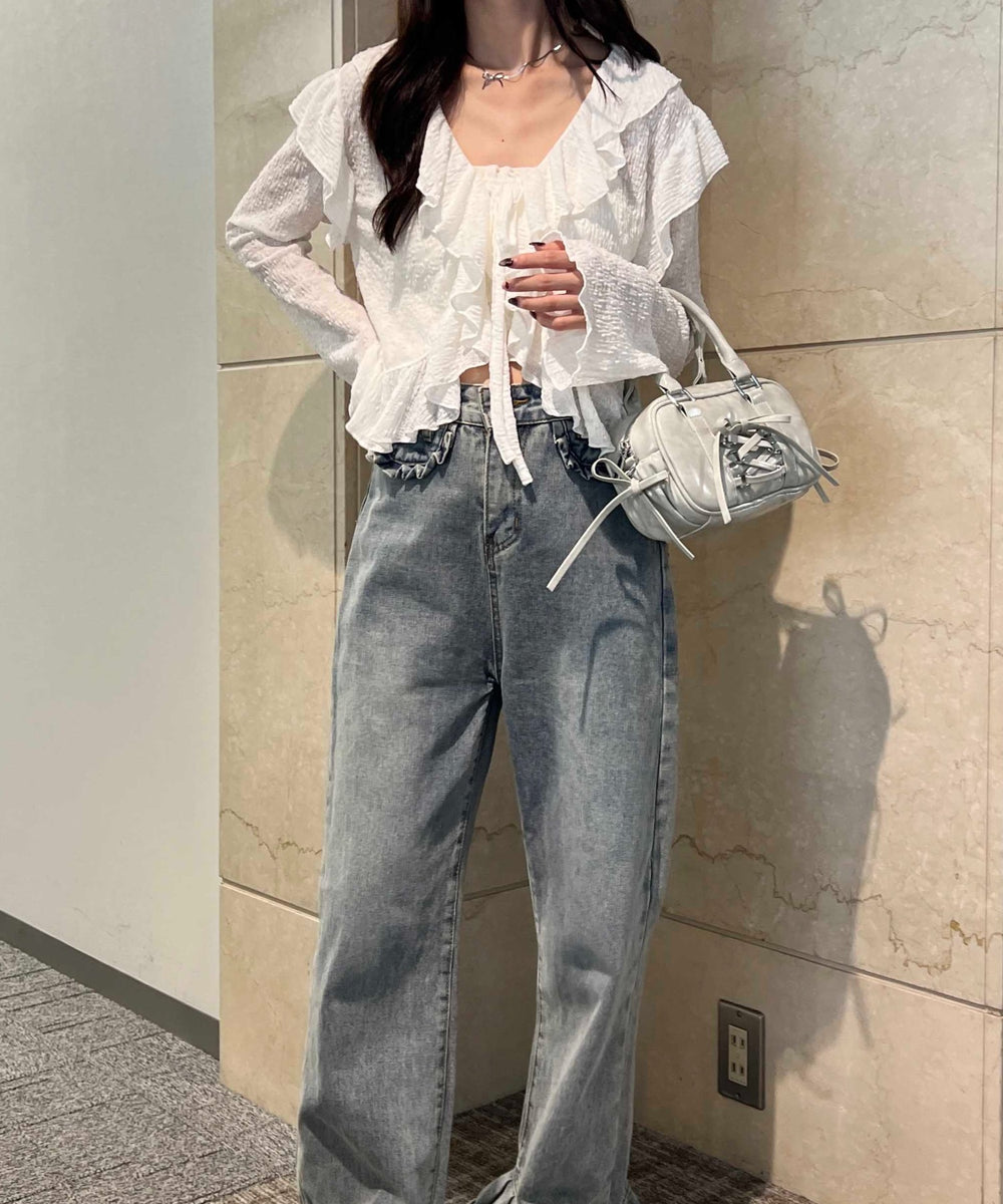 ホワイト モデル：157㎝ F着用