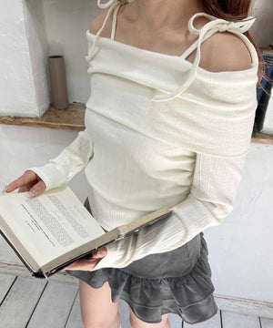 ホワイトアイボリー モデル：154㎝ F着用