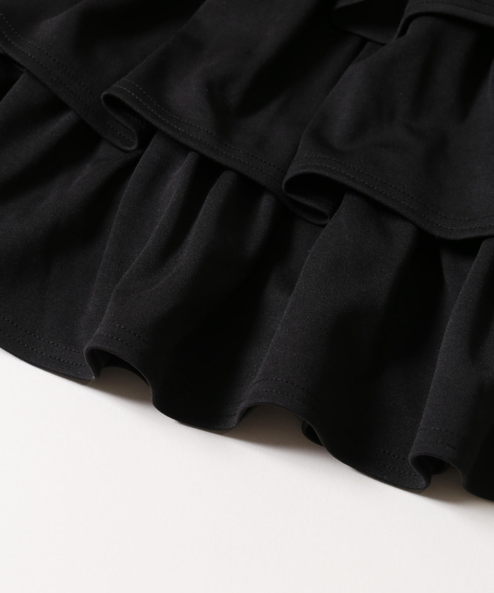 フリルラインティアードスカート