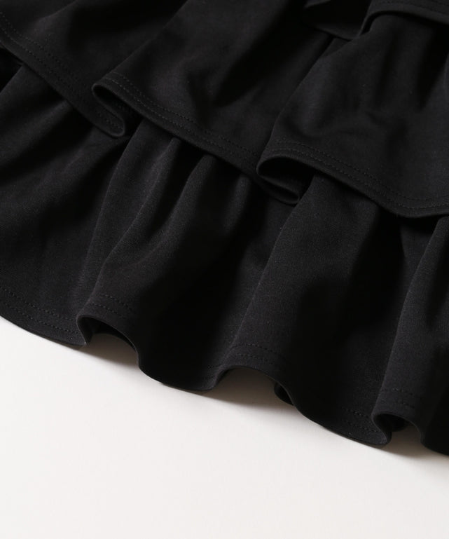 フリルラインティアードスカート