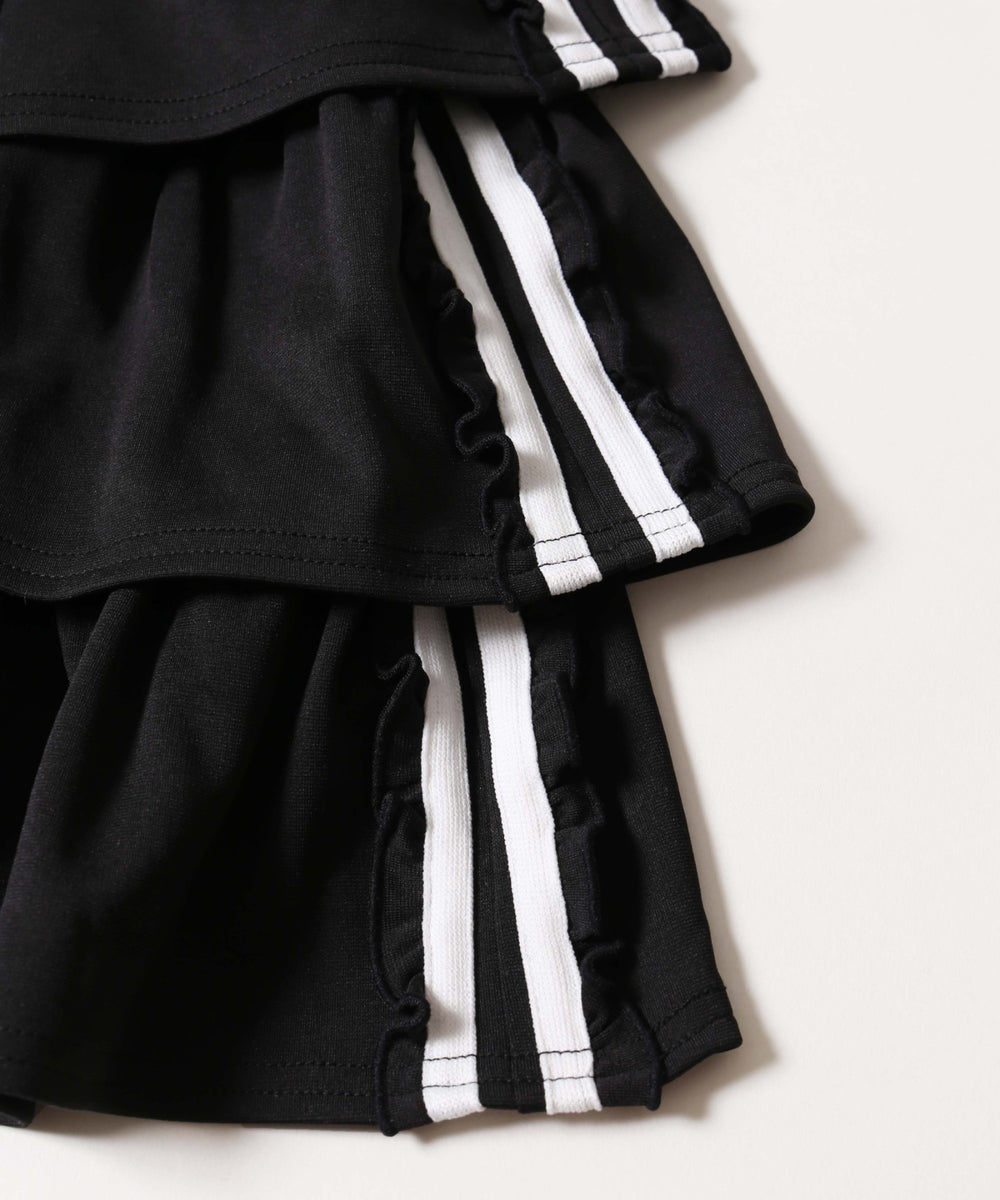 フリルラインティアードスカート