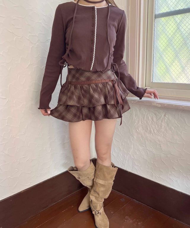 ブラウン モデル：160㎝ F着用