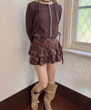 ブラウン モデル：160㎝ F着用