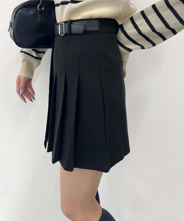 サイドプリーツベルトスカート – WEGO ONLINE STORE